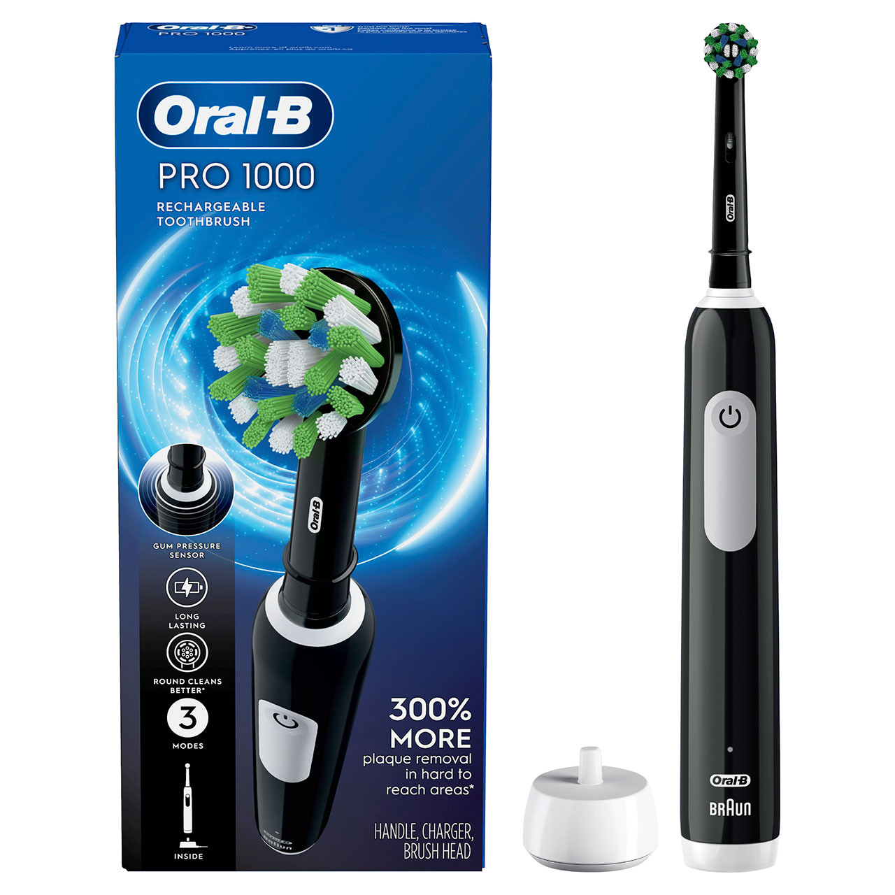 Black Oral-B Pro 1000 Pro Series | NZ_OB85055