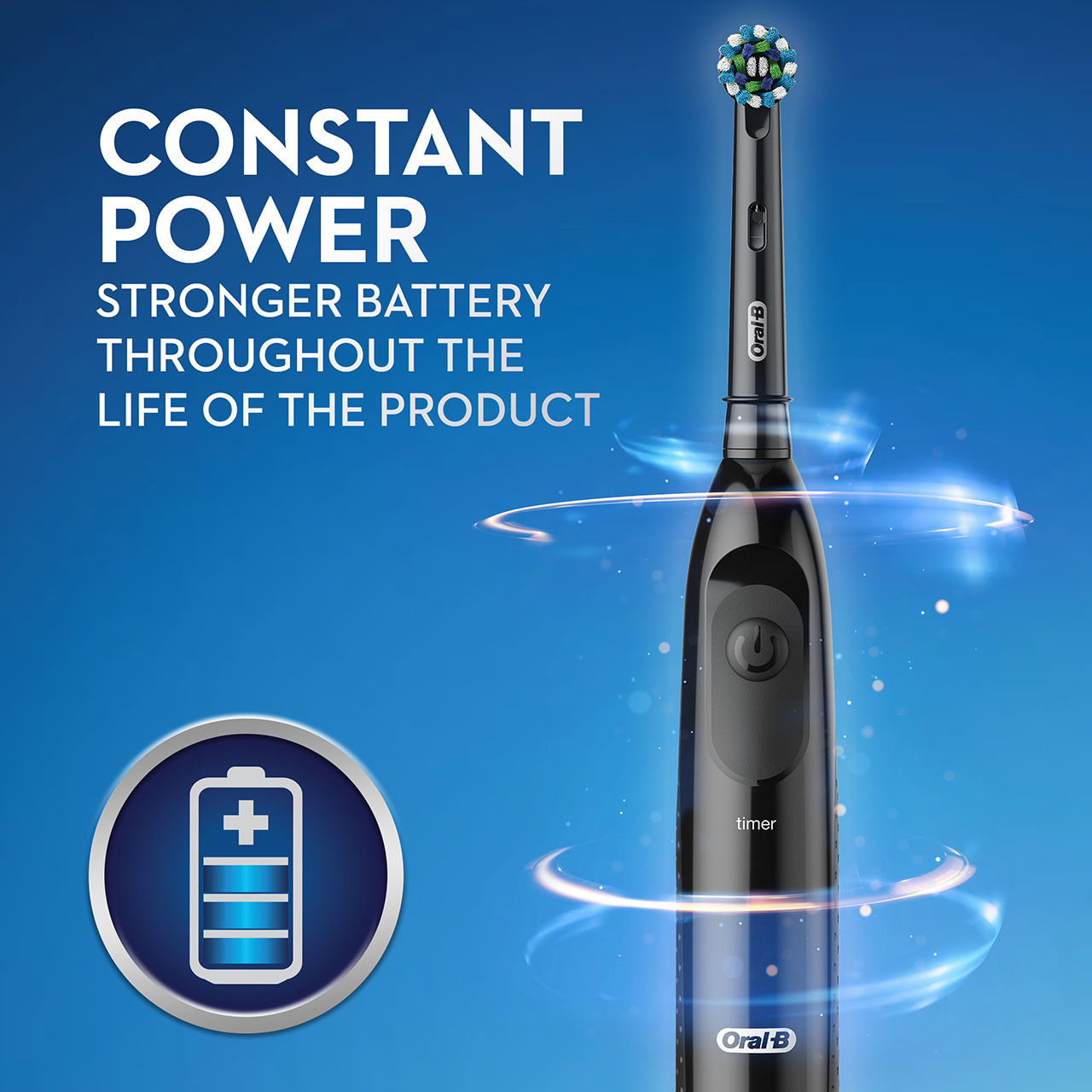 Black Oral-B Pro 100 Crossaction Pro Series | NZ_OB75972