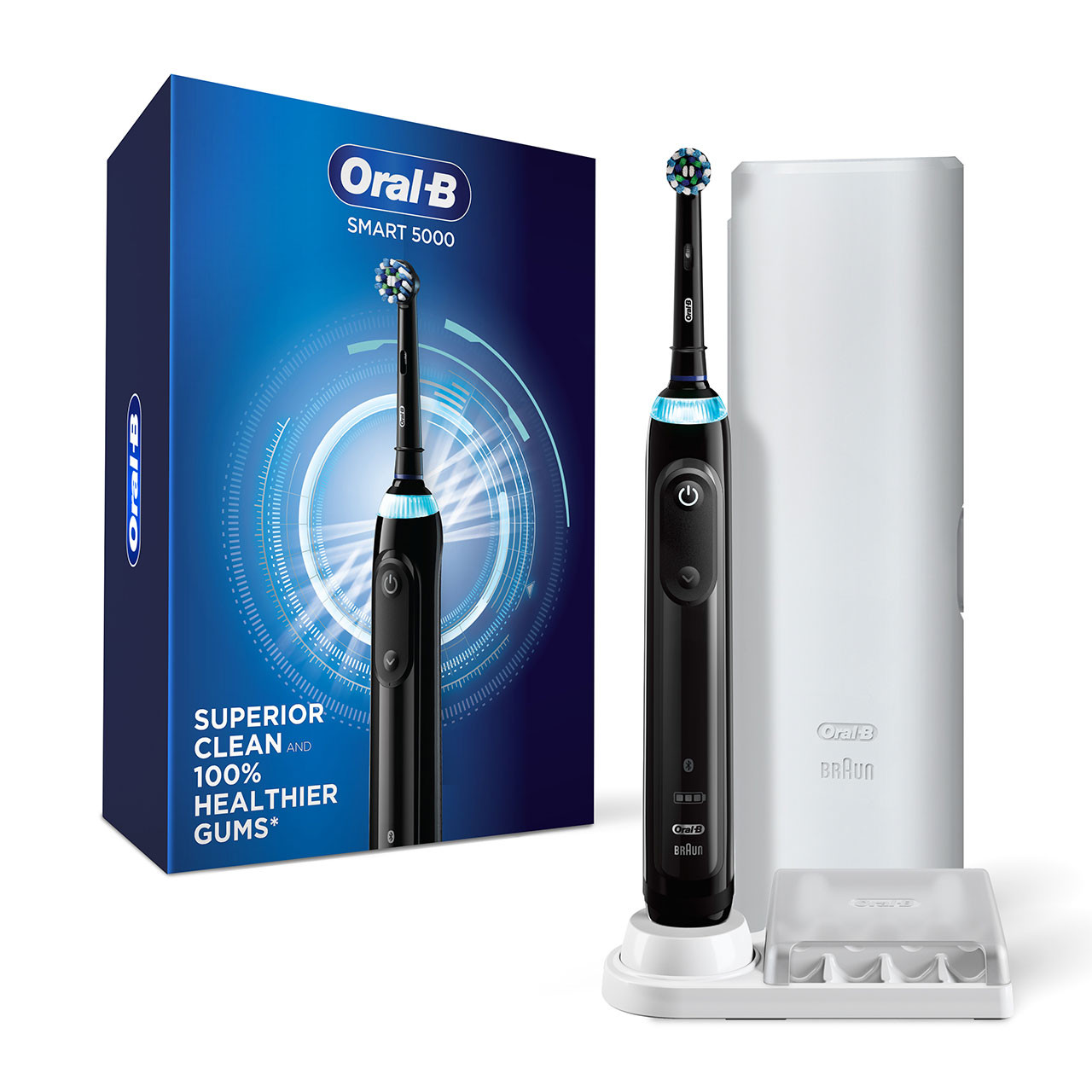 Black Oral-B Smart 5000 with Bluetooth Smart Series | NZ_OB53557