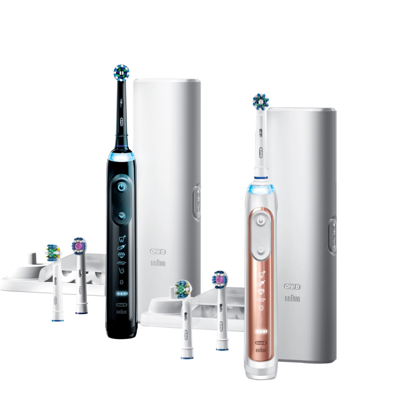 Black Rose Gold Oral-B Genius 7500 Rechargeable Genius Series | NZ_OB77231