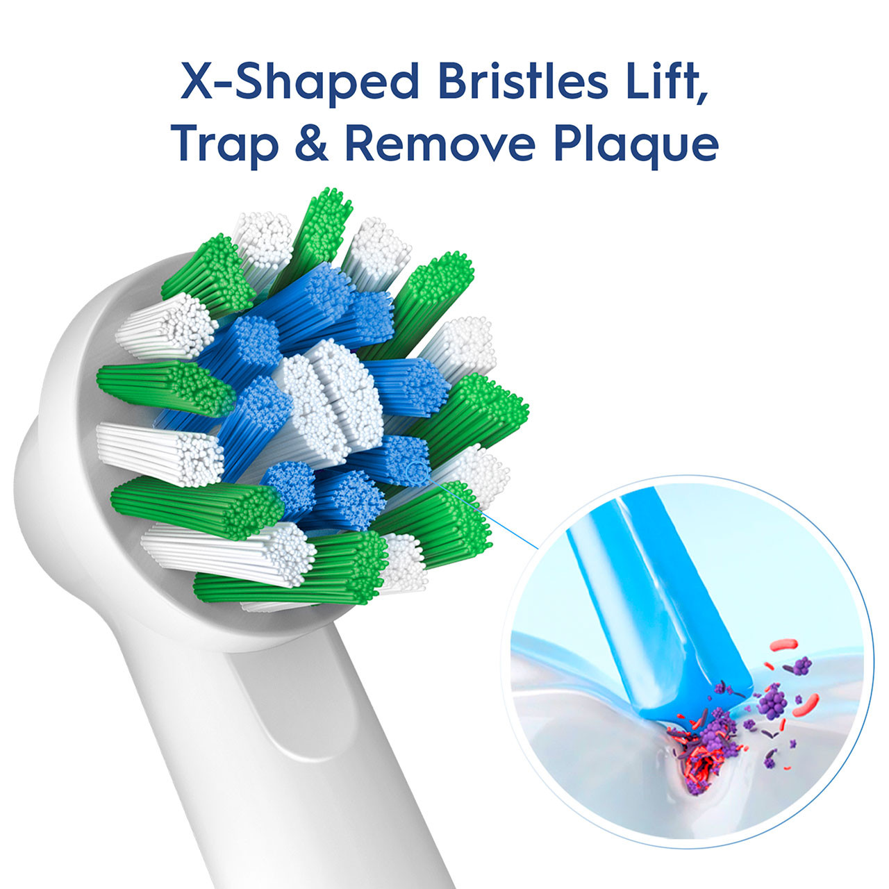 Blue Oral-B CrossAction X-Filament Others Brush Heads | NZ_OB46536