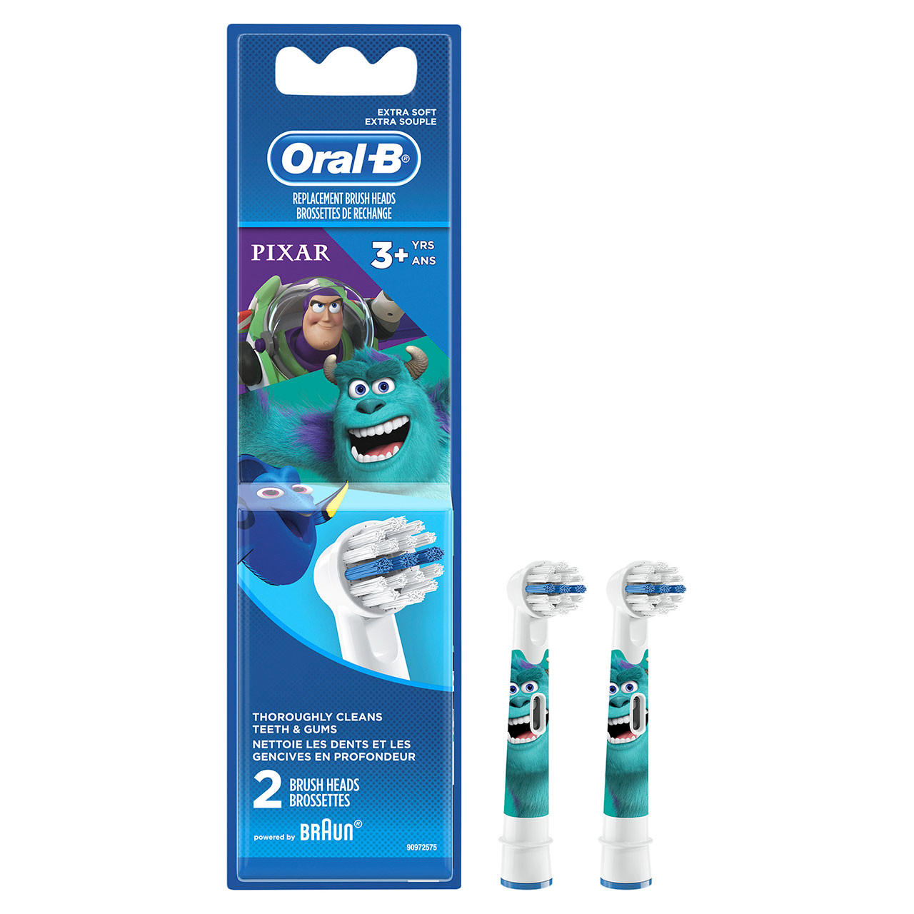 Green Oral-B Extra Soft Replacement Replacement Brush Heads | NZ_OB96144