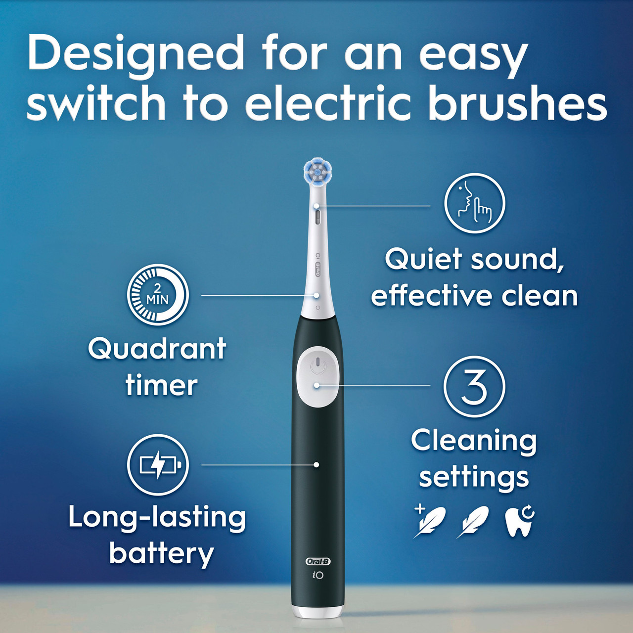 Green Oral-B iO Series 2 Rechargeable iO Series | NZ_OB13624