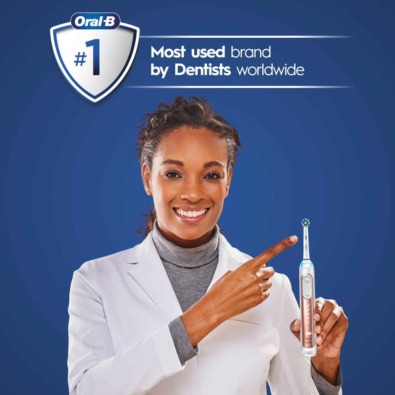 Purple Rose Gold Oral-B Genius 7500 Rechargeable Genius Series | NZ_OB11876