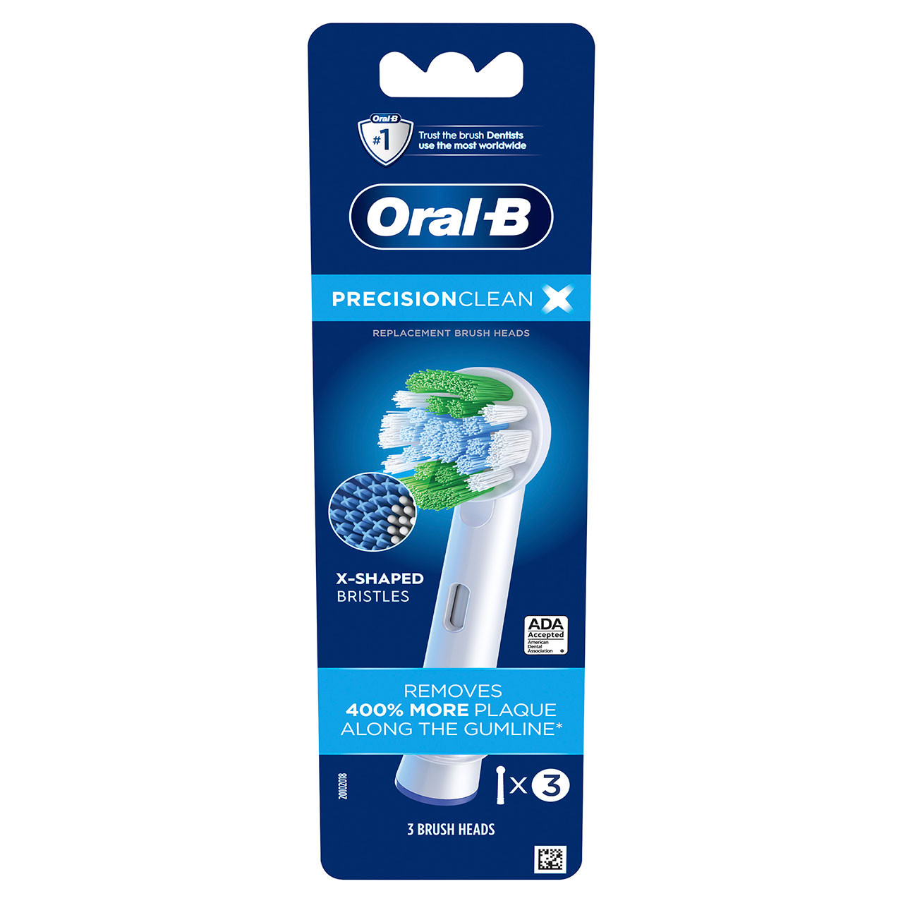 White Oral-B Precision Clean X-Filament Others Brush Heads | NZ_OB39186