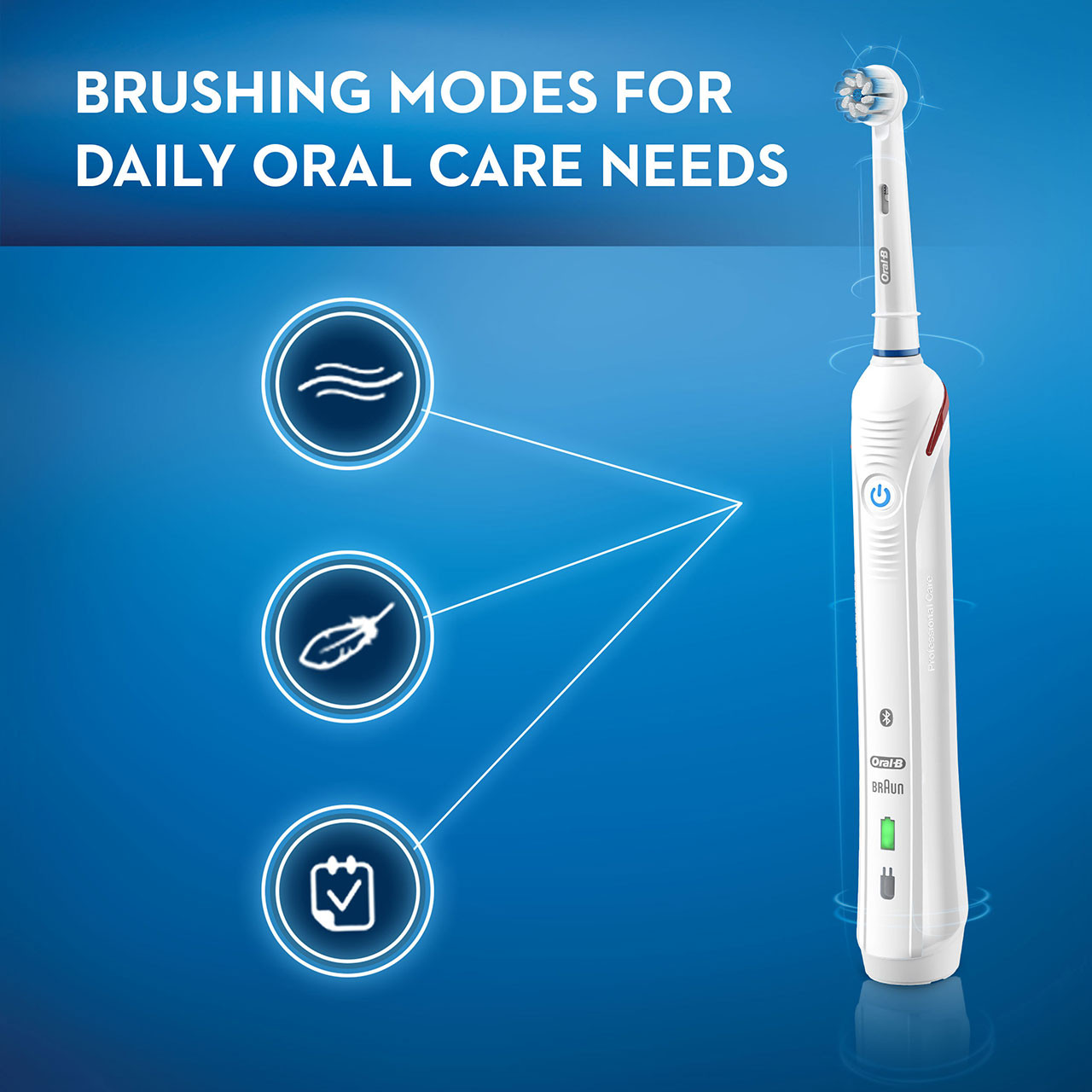 White Oral-B Smart 4000 Rechargeable Smart Series | NZ_OB82663