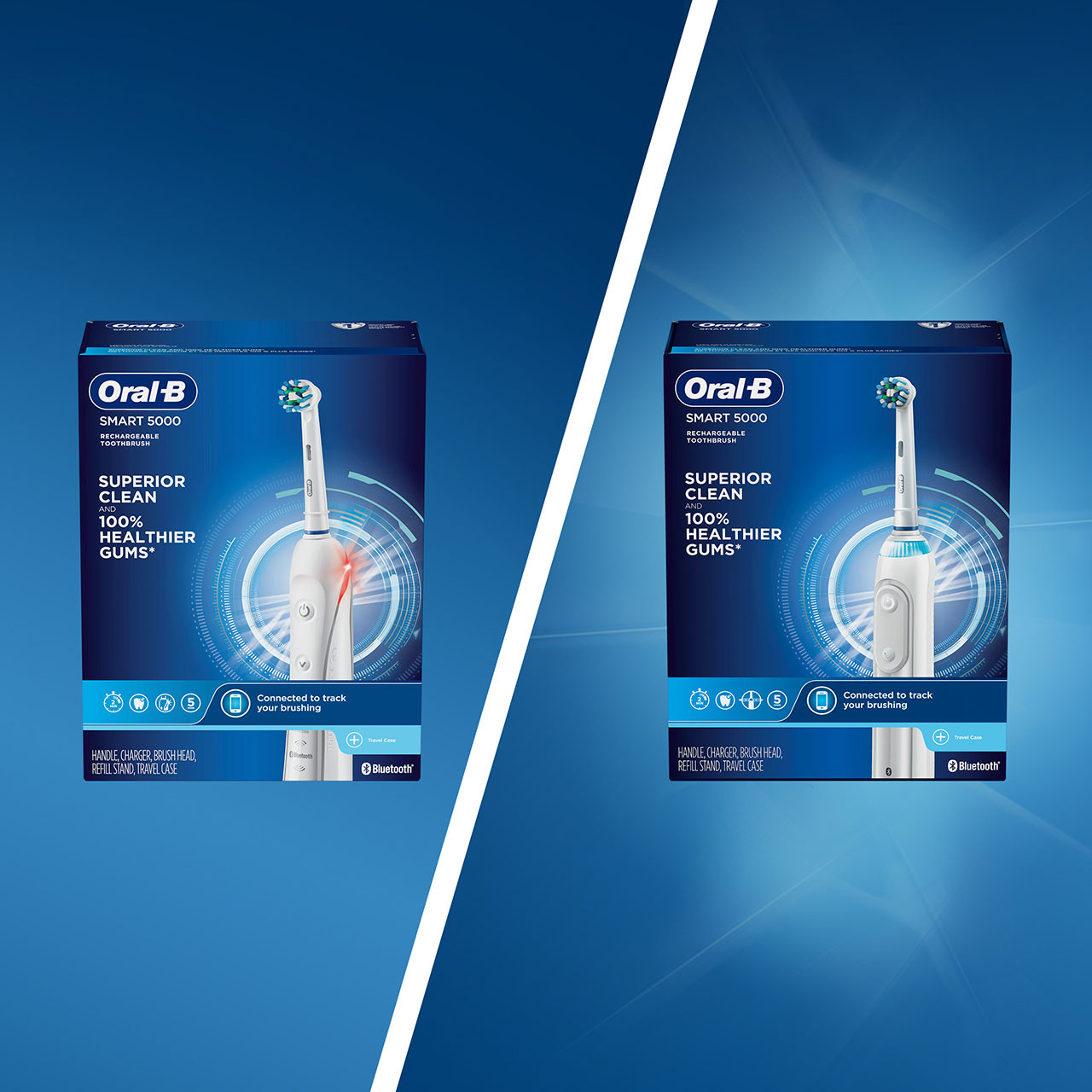 White Oral-B Smart 5000 with Bluetooth Smart Series | NZ_OB97117