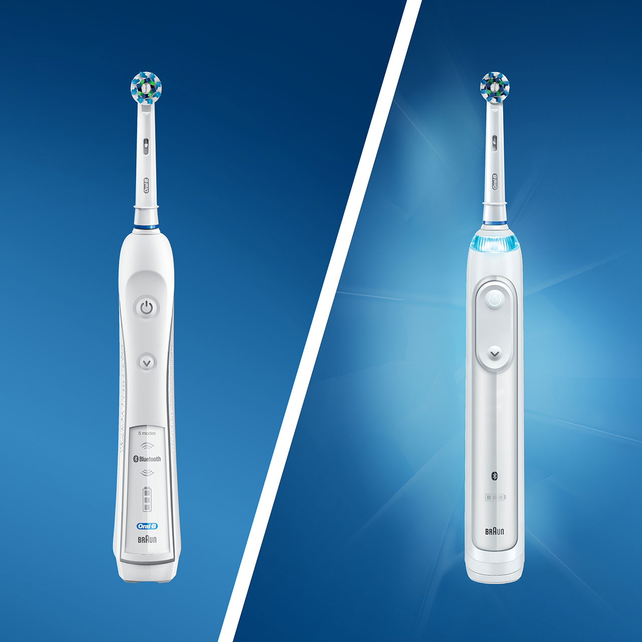 White Oral-B Smart 5000 with Bluetooth Smart Series | NZ_OB97117