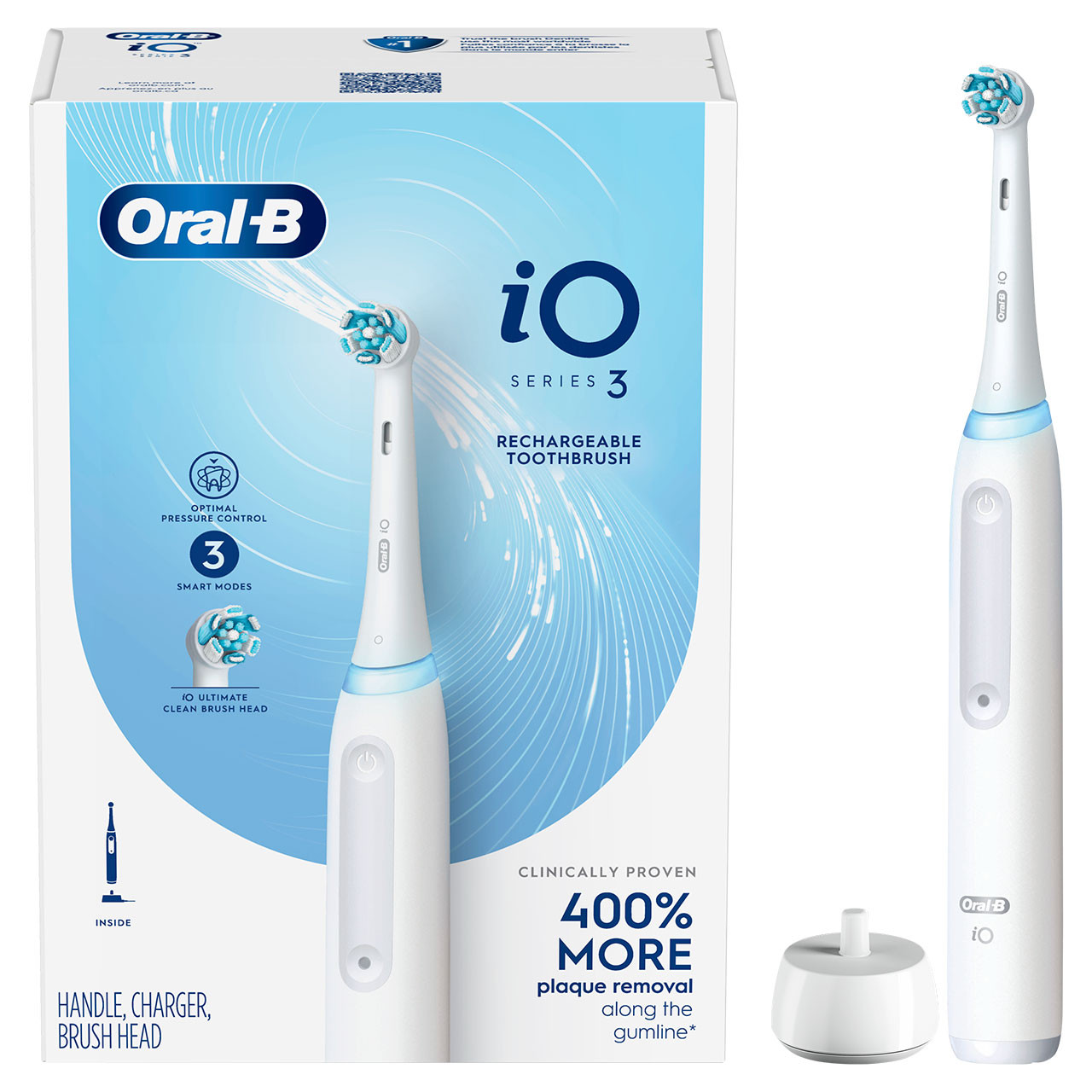 White Oral-B iO Series 3 iO Series | NZ_OB43569