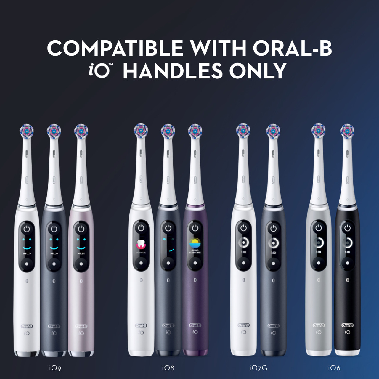 White Oral-B iO Whitening Care iO Brush Heads | NZ_OB30188