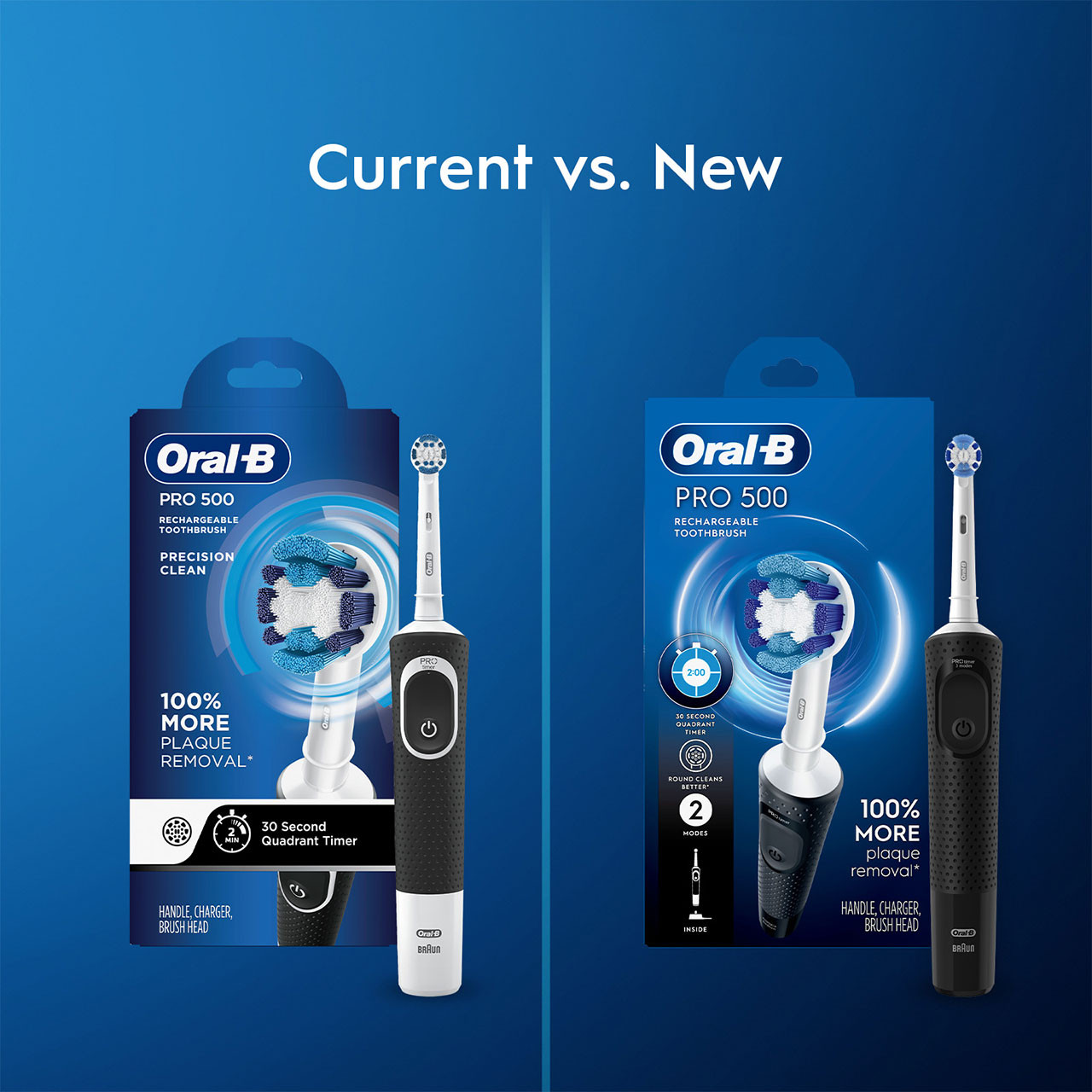 White / Black Oral-B Pro 500 Series Pro Series | NZ_OB67344