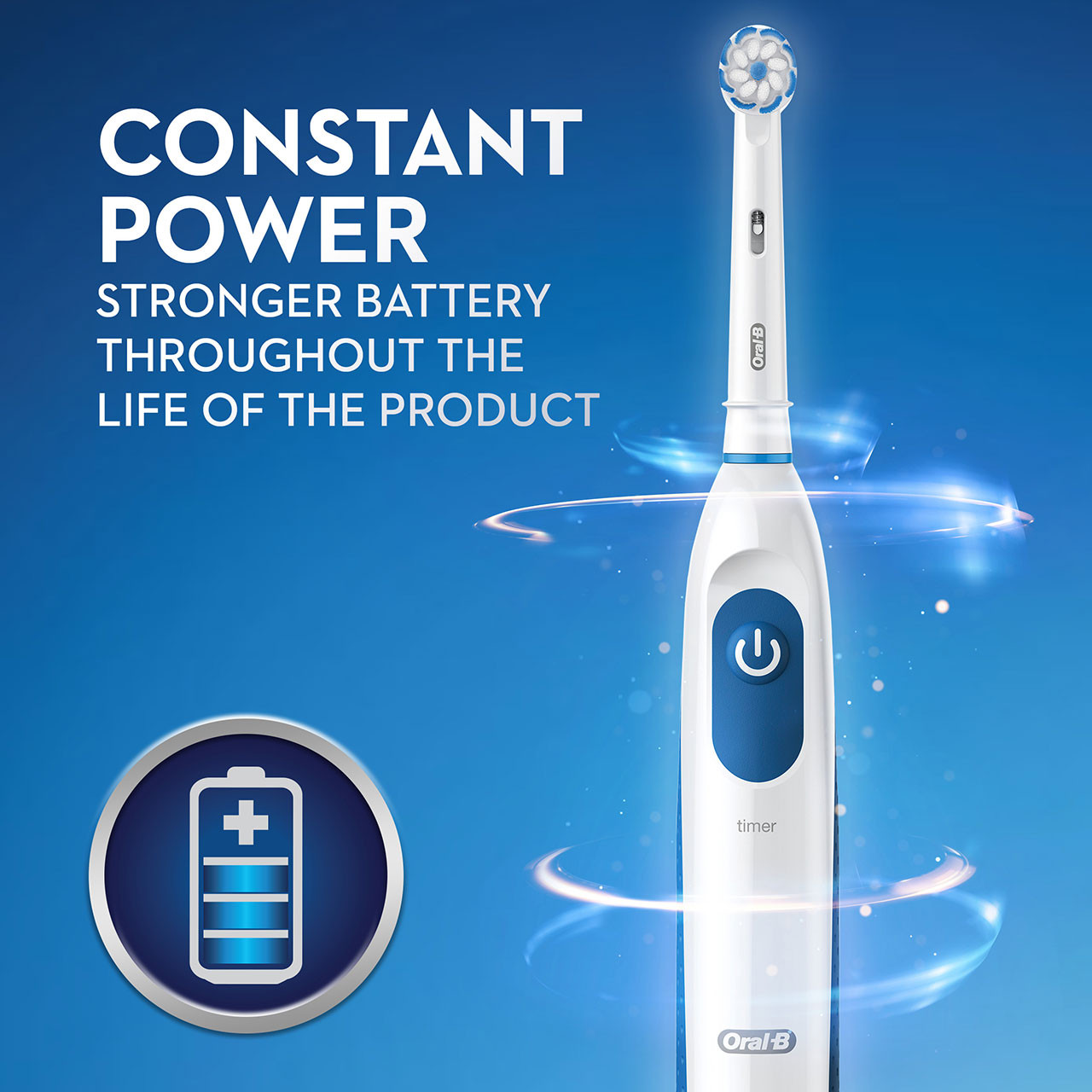 White / Blue Oral-B Pro 100 Pro Series | NZ_OB86481